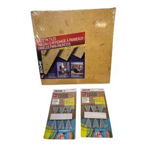Boone Bulletin Board Tiles & Studio  paper airplane style Pushpins Set